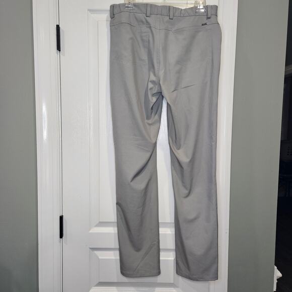 Greg Norman Men's 36 Gray Mid Rise Performance Golf Pant - Picture 1 of 7
